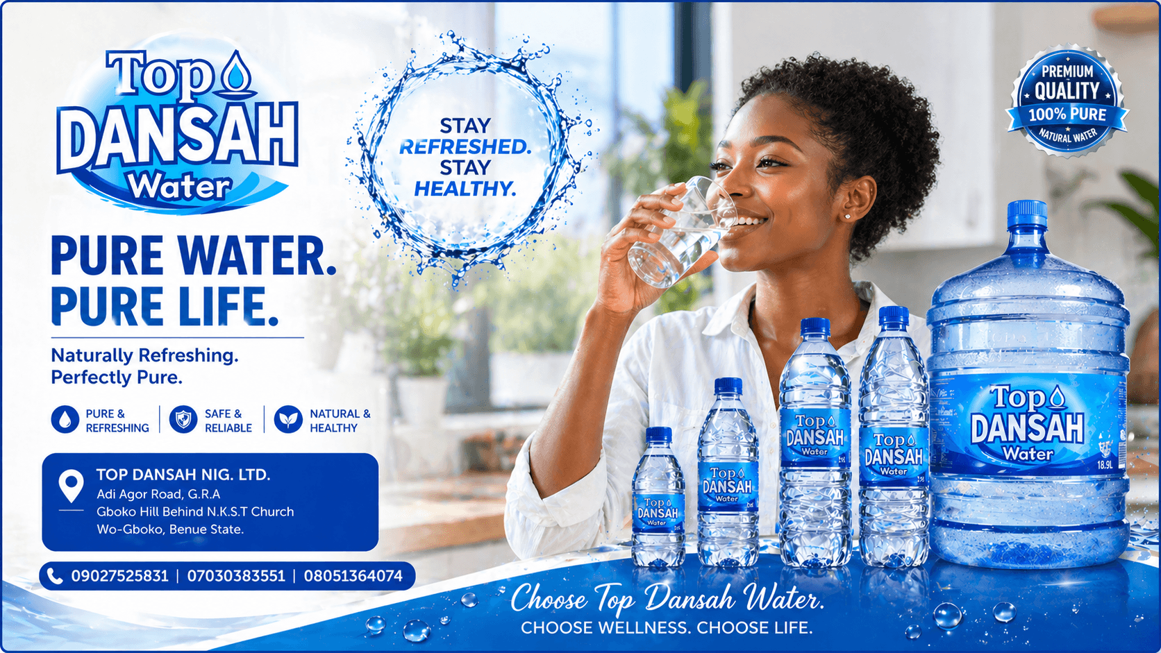 Top Dansah Water bottled water and dispenser